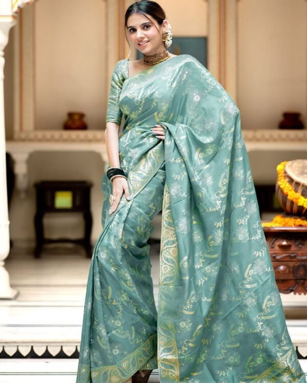 188_5199e957-b079-4a4b-b513-f7221e76b341-1.jpg Sky Color Banarasi Jacquard Zari Weaving Saree