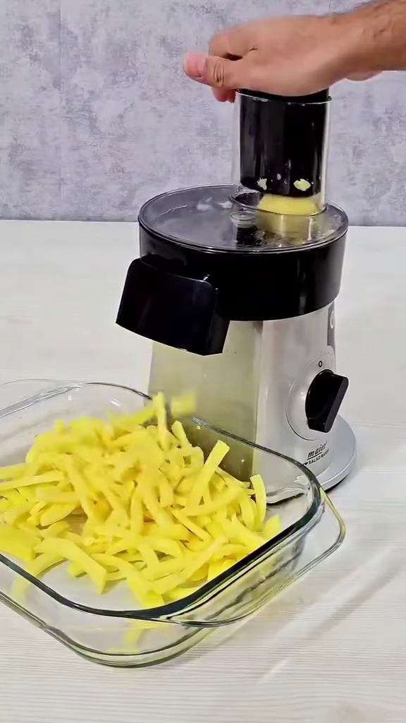 2913-2.png Electric Multi-Function Vegetable Slicer and French Fry Maker
