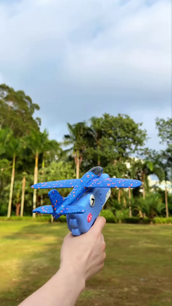 Handheld Foam Plane Launcher Toy for Kids - Photo 1