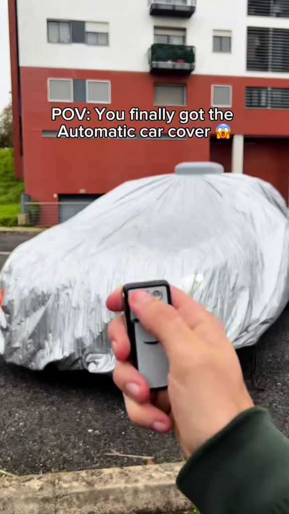 Automatic Remote Controlled Waterproof Car Cover - Photo 1