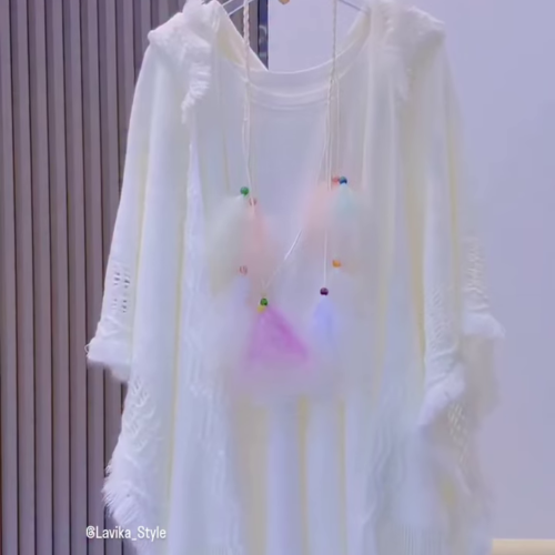 3215-2.png Bohemian Chic: The Ultimate Fringe Poncho Top