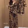 Bold and Stylish Animal Print Two-Piece Set