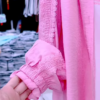 3224-4.png Pastel Pink Overshirt with Lace and Pearl Necklace