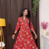 3229-6.png Rich Maroon Floral Ethnic Set with Flared Sleeves