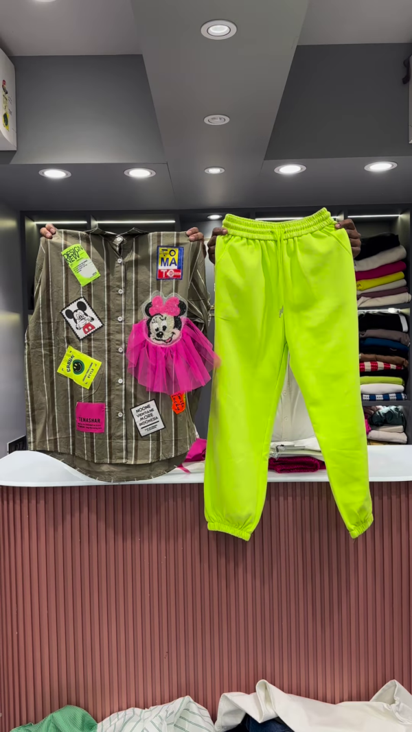 3232-8.png Quirky Striped Shirt with Patches and Neon Pants