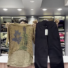 3233-1.png Artistic Knit Sweater and Black Wide-Leg Pant Set