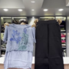 3233-7.png Artistic Knit Sweater and Black Wide-Leg Pant Set