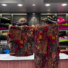 3236-1.png Artistic Abstract Patchwork Print Shirt and Pants Set