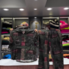 3236-11.png Artistic Abstract Patchwork Print Shirt and Pants Set