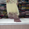 Elegant Mauve and Floral Printed Three-Piece Ensemble