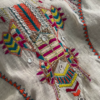 3245-1.png Kamdani Embellished Fabric with Multi-Colored Floral Border