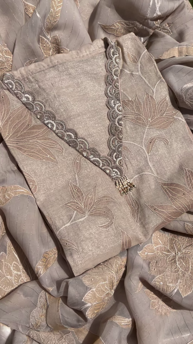 Kutch Handwork Embroidered Kurta with Mirror Work
