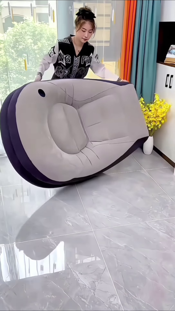 Easy Inflation of Portable Inflatable Furniture - Photo 6