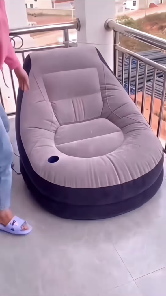 Easy Inflation of Portable Inflatable Furniture - Photo 1