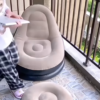 Easy Inflation of Portable Inflatable Furniture