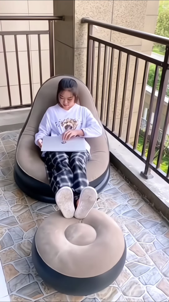 Easy Inflation of Portable Inflatable Furniture - Photo 2