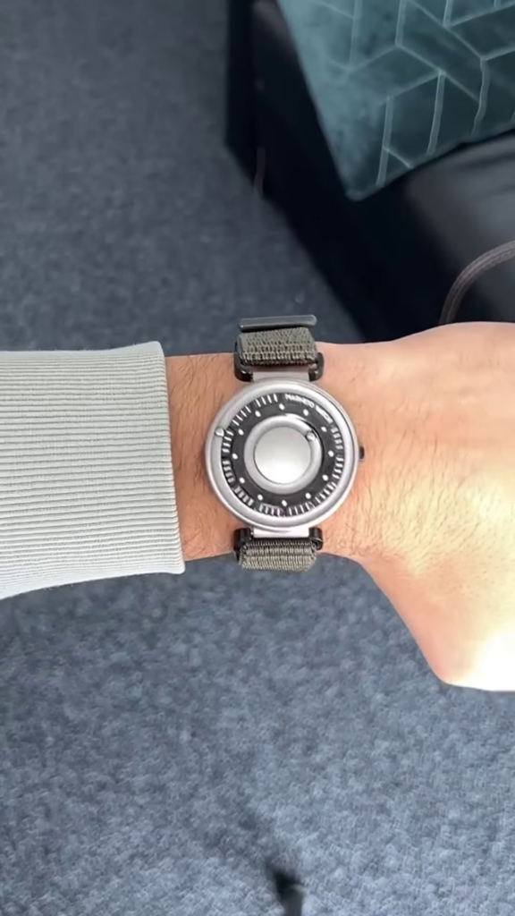 Tactile Magnetic Ball-Bearing Minimalist Timepiece - Photo 2