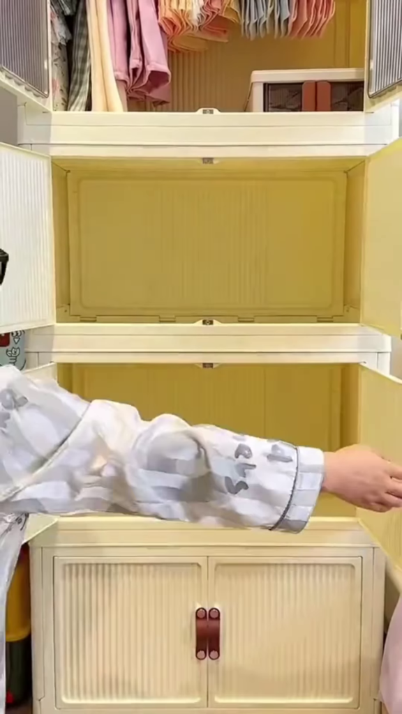 Premium Multi-Tier Kids' Nursery Wardrobe with Modular Storage - Photo 2