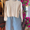 3307-2.png Chic Cable-Knit Sweater and Light-Wash Wide-Leg Denim Set