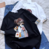 3309-4.png Embroidered Girl-Graphic Crew-Neck T-Shirt Collection