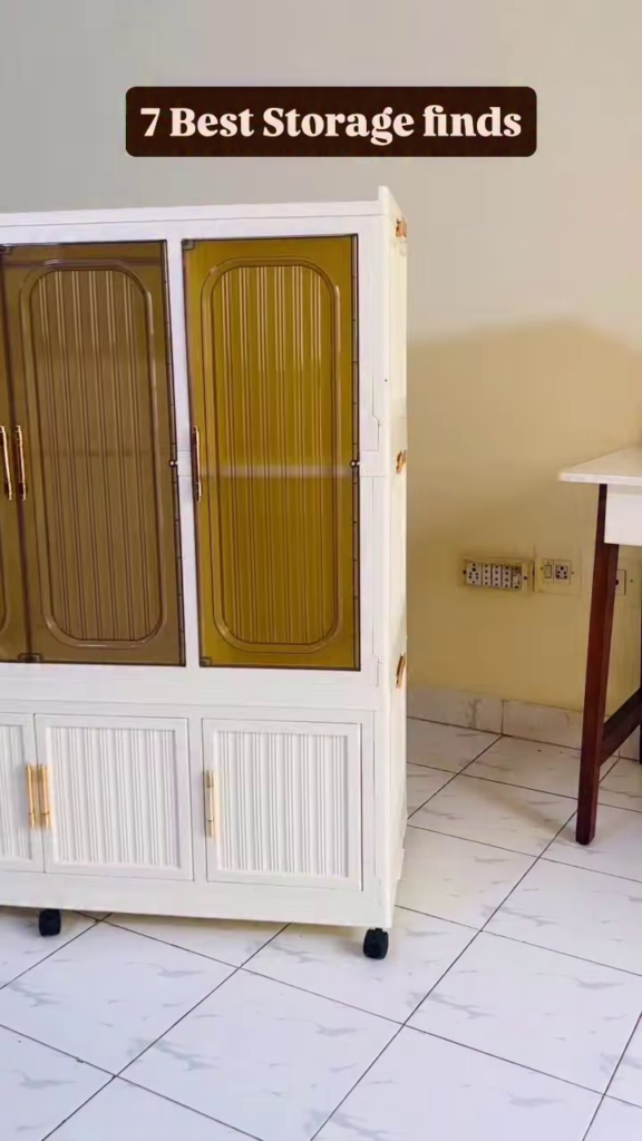 Modern Arched Fluted-Door Modular Storage Wardrobe - Photo 2