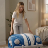 Plush Classic Car Foldable Floor Bed