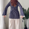 Boho-Chic Floral Tunic and Flared Palazzo Set