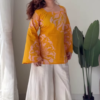 Boho-Chic Floral Tunic and Flared Palazzo Set