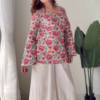 Boho-Chic Floral Tunic and Flared Palazzo Set