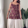 Boho-Chic Floral Tunic and Flared Palazzo Set