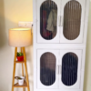 3315-2.png Portable & Movable Clutter-Free Wardrobe with Fluted Arched Doors