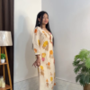 Artisanal Floral Kurta and Trouser Set Collection