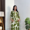 Artisanal Floral Kurta and Trouser Set Collection
