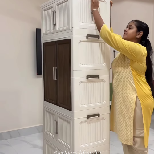 3317-1.png Premium Multi-Tier Modular Storage Wardrobe with Sliding Drawers
