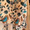 Floral Print Collared Crop Top and Matching Palazzo Set