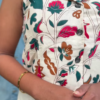 Floral Print Collared Crop Top and Matching Palazzo Set