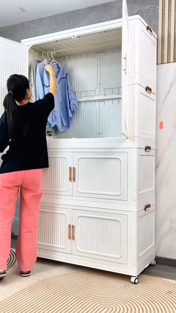 Premium Multi-Tier Modular Storage Wardrobe - Photo 4
