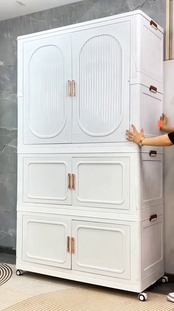 Premium Multi-Tier Modular Storage Wardrobe