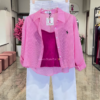 3337-3.png Luxury Striped Shirt and White Trouser Co-ord Set
