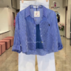 3337-6.png Luxury Striped Shirt and White Trouser Co-ord Set