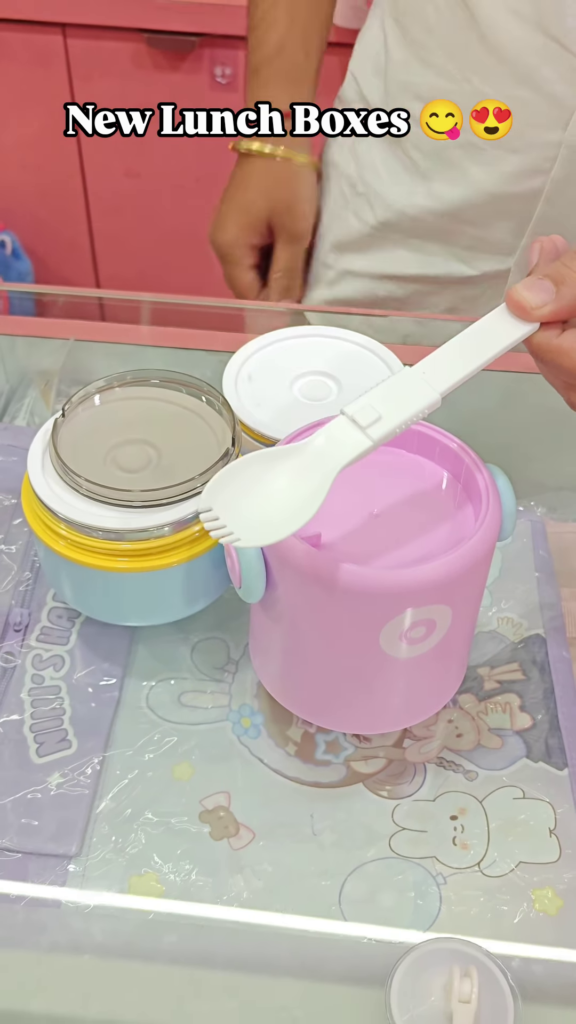 Stackable Insulated Portable Lunch Box Set - Photo 4