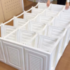 Modular Folding Closet with Translucent Swing-Doors