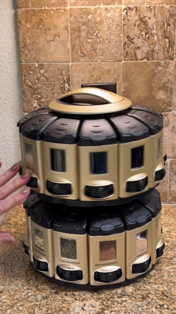 Auto-Measure Rotating Spice Dispenser Carousel - Photo 1