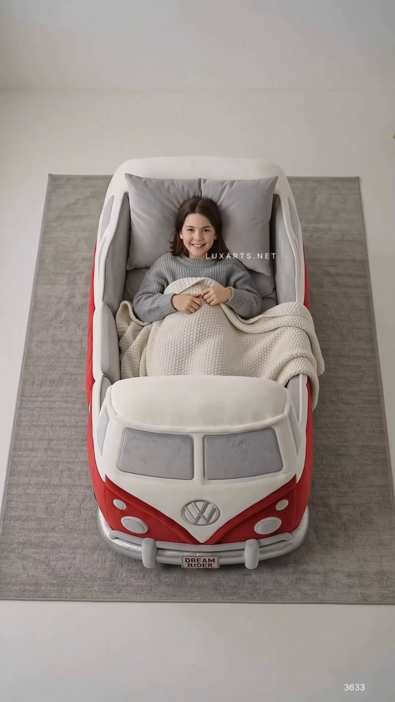 Bus-Inspired Novelty Toddler Bed - Photo 2