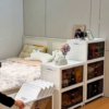 3352-2.png Multipurpose Modular Storage Cabinet with Clear Swing-Doors