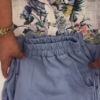 Floral Linen Shirt and Elastic-Waist Trousers Co-ord Set
