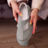 Suede Mary Jane Platform Flats