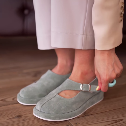 3355-3.png Suede Mary Jane Platform Flats