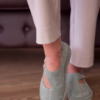 Suede Mary Jane Platform Flats