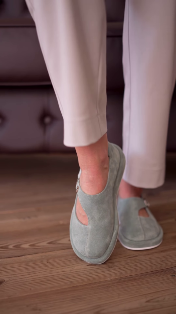 Suede Mary Jane Platform Flats - Photo 2